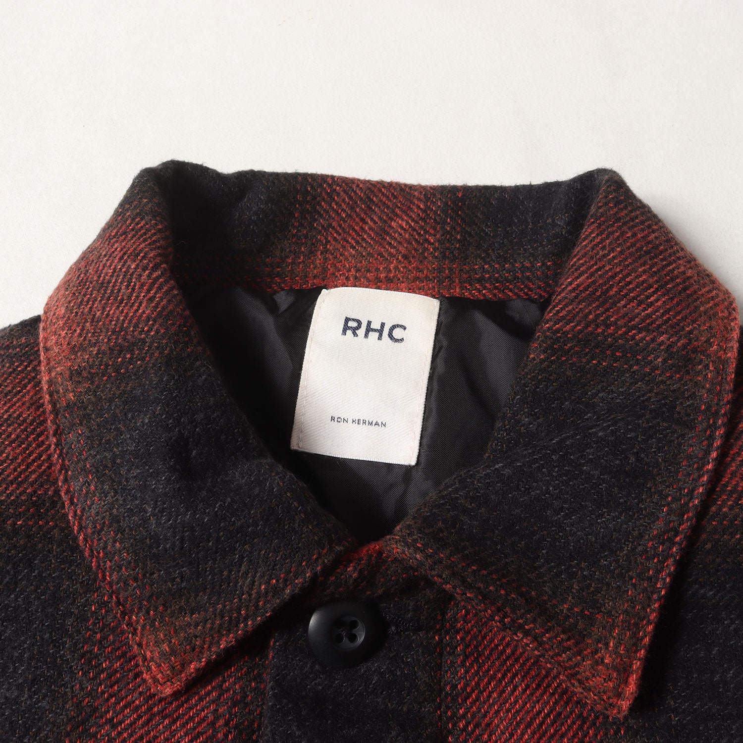 ロンハーマン ウール オンブレチェック CPO シャツジャケット中綿