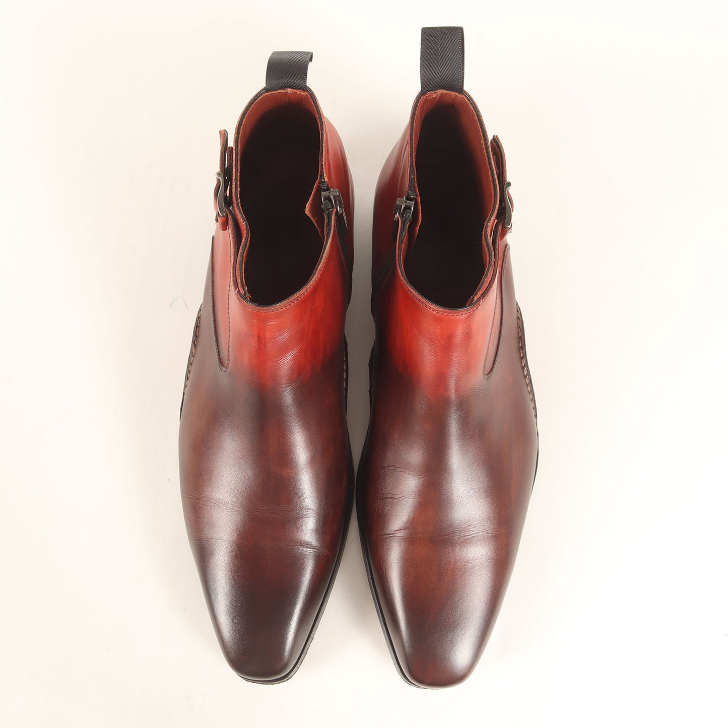 22AW Queen Classico 別注 インサイドジップ ベルトテッド パティーヌ ブーツ (21463)