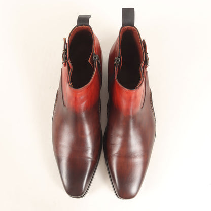 22AW Queen Classico 別注 インサイドジップ ベルトテッド パティーヌ ブーツ (21463)