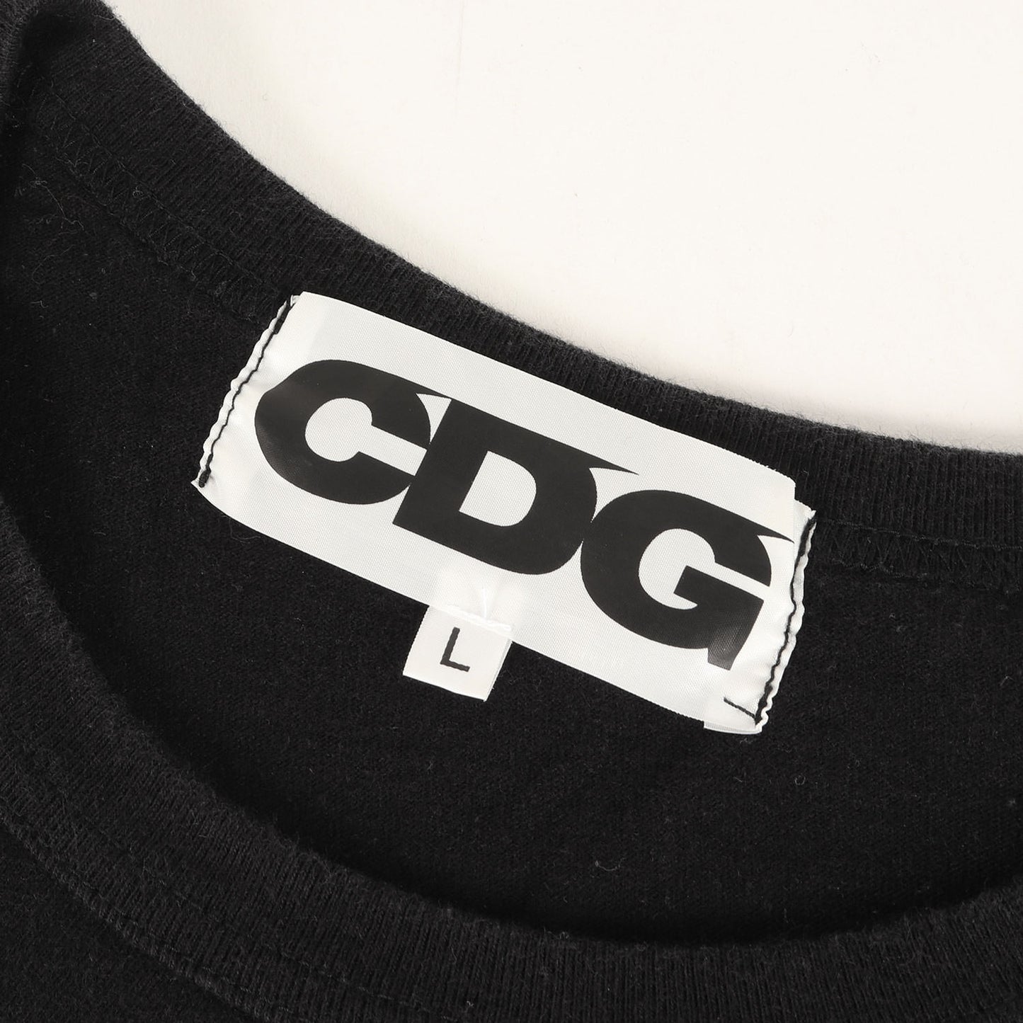 CDG ロゴ 捻じれ バインダーネック カットソー (SZ-T015) / AD2018