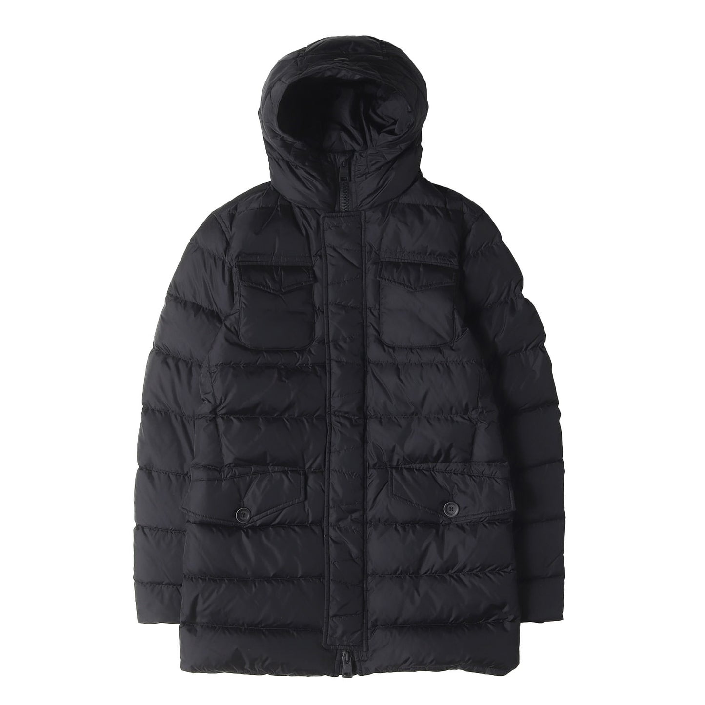 23AW フーデッド ロング ダウンジャケット (PI0191U-12004-9389)