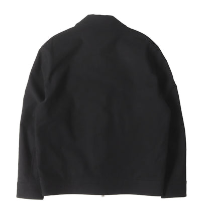 24AW フライフロント ジップアップ ストレッチ モールスキン ブルゾン (NURLAN)