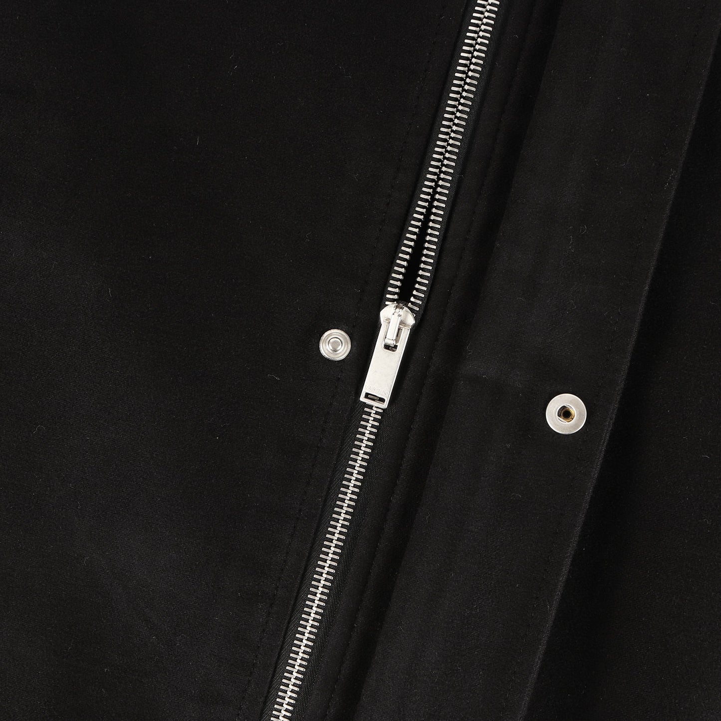 24AW フライフロント ジップアップ ストレッチ モールスキン ブルゾン (NURLAN)