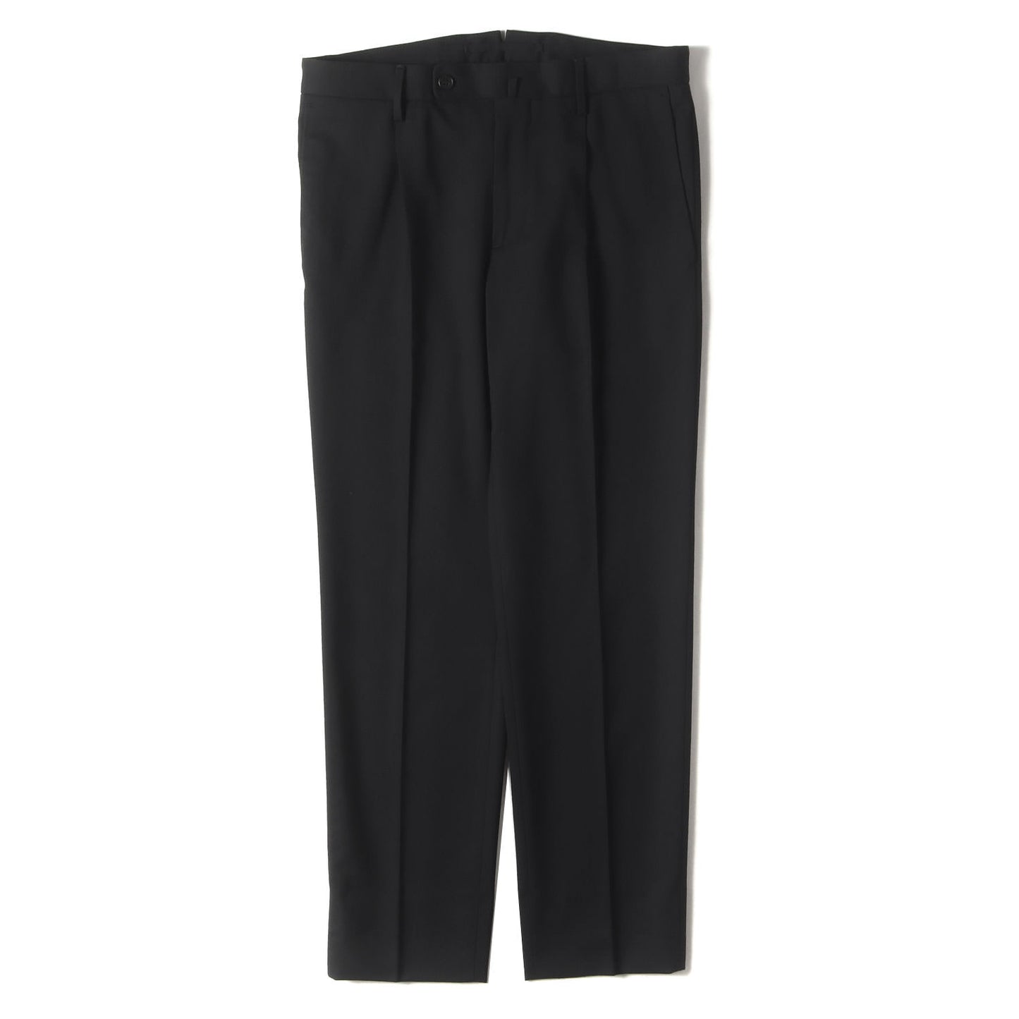 24AW 1プリーツ テクノフランネル パンツ (1TS067 4536B) / TAPERED FIT