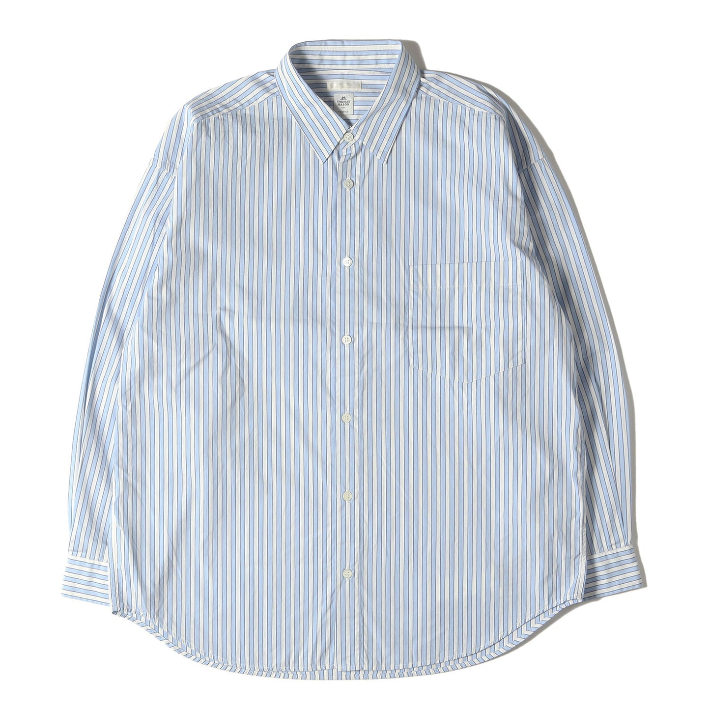 23SS × THOMAS MASON ストライプ ブロード シャツ (23-050-300-8110-1-0)