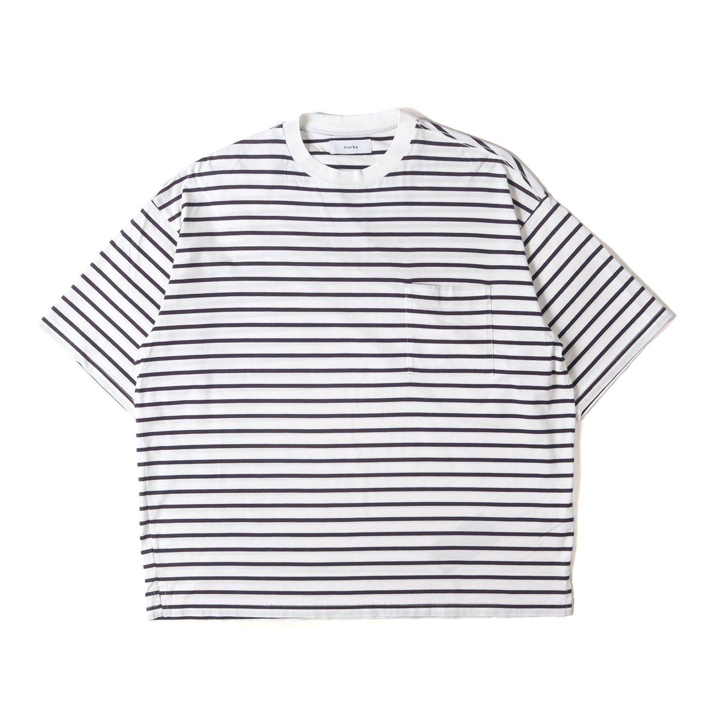 21SS ボーダー Tシャツ (BORDER TEE 50/2 compact 32G knit border)
