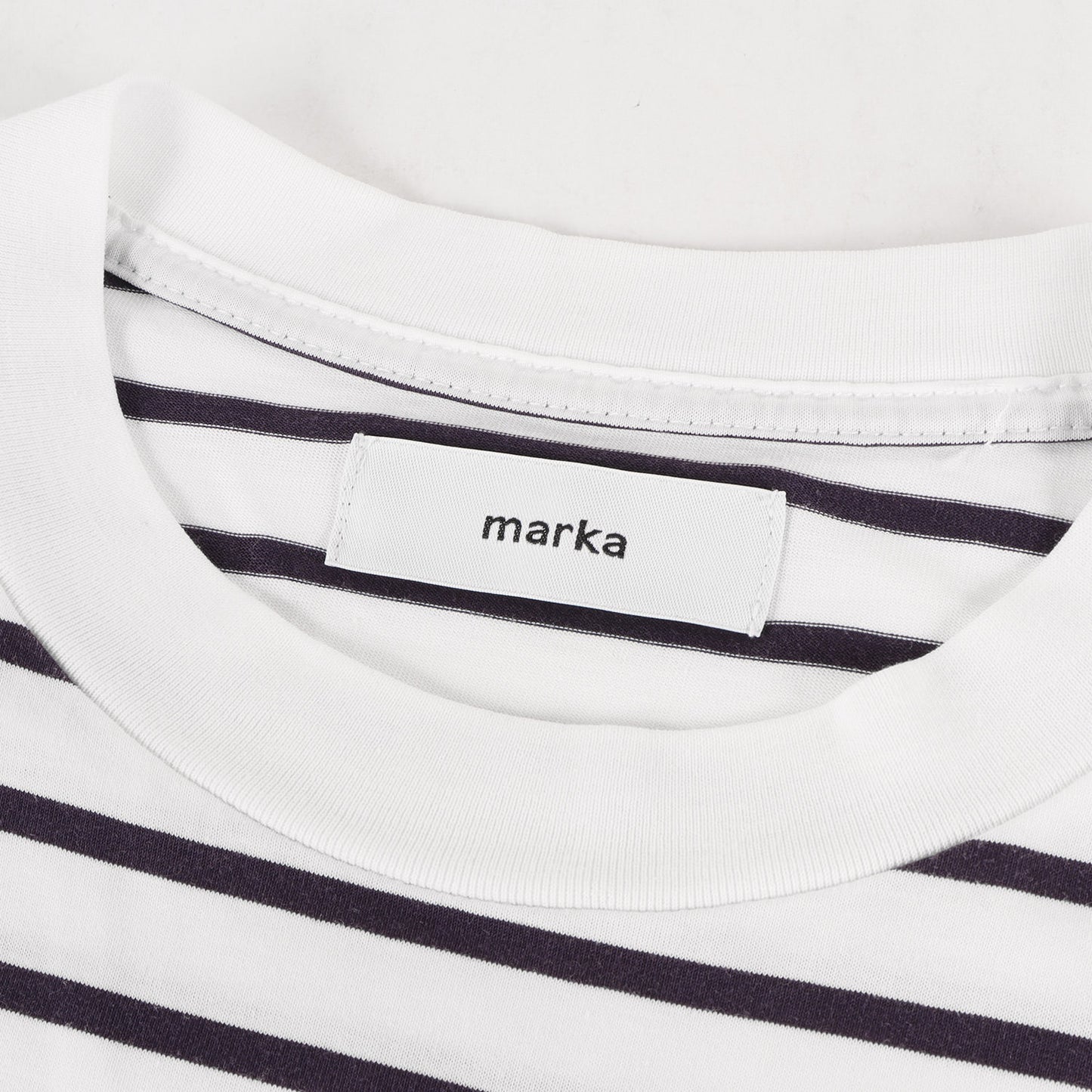21SS ボーダー Tシャツ (BORDER TEE 50/2 compact 32G knit border)