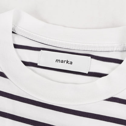 21SS ボーダー Tシャツ (BORDER TEE 50/2 compact 32G knit border)