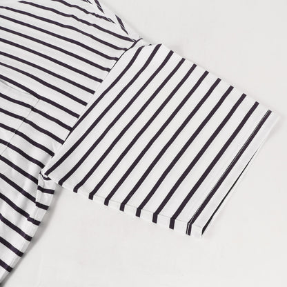 21SS ボーダー Tシャツ (BORDER TEE 50/2 compact 32G knit border)
