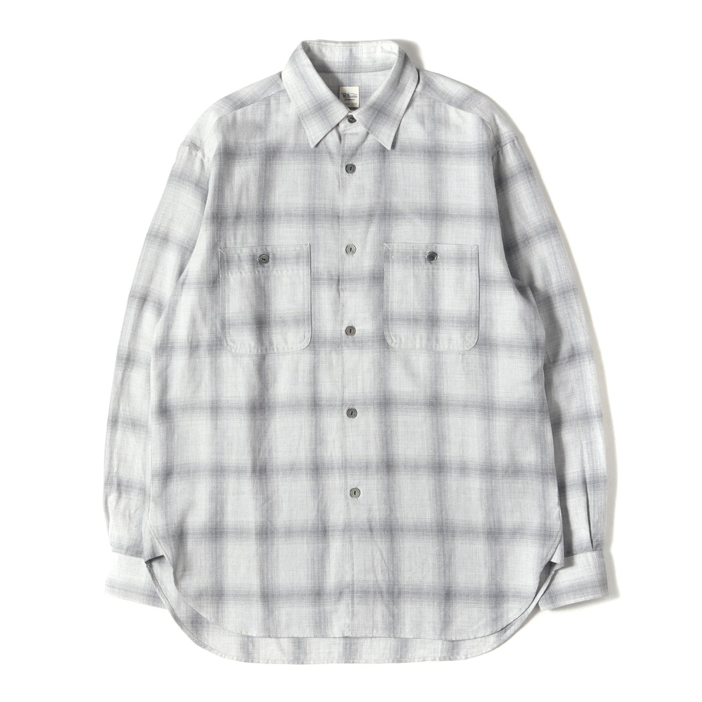 23SS オンブレチェック レーヨン シャツ (Brushed Plaid Work Shirt 3720700075)