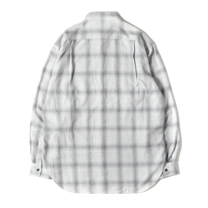 23SS オンブレチェック レーヨン シャツ (Brushed Plaid Work Shirt 3720700075)