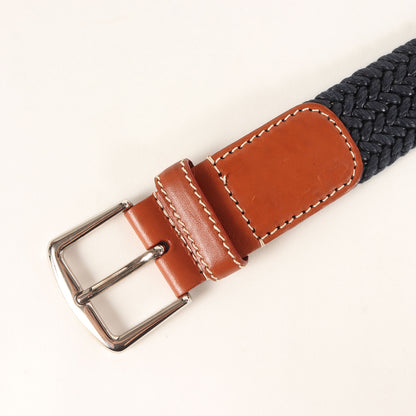 スクエアバックル メッシュ ベルト / MADE IN ITALY