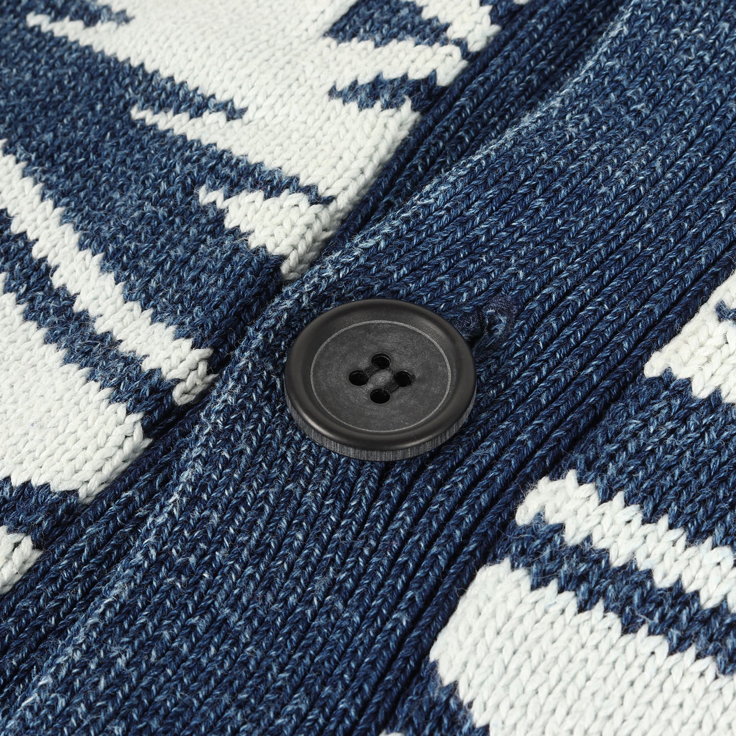 ショールカラー チマヨ ジャガード コットンニット カーディガン (522080118-1322)