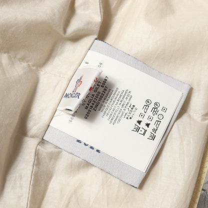 取り外し可能フード付き メランジ ダブルジップ ダウンベスト (Maglia Gile 020918422000 80087)