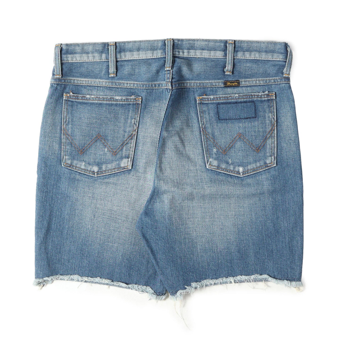 × Wrangler ヴィンテージ リペア加工 ショート デニムパンツ / MADE IN JAPAN