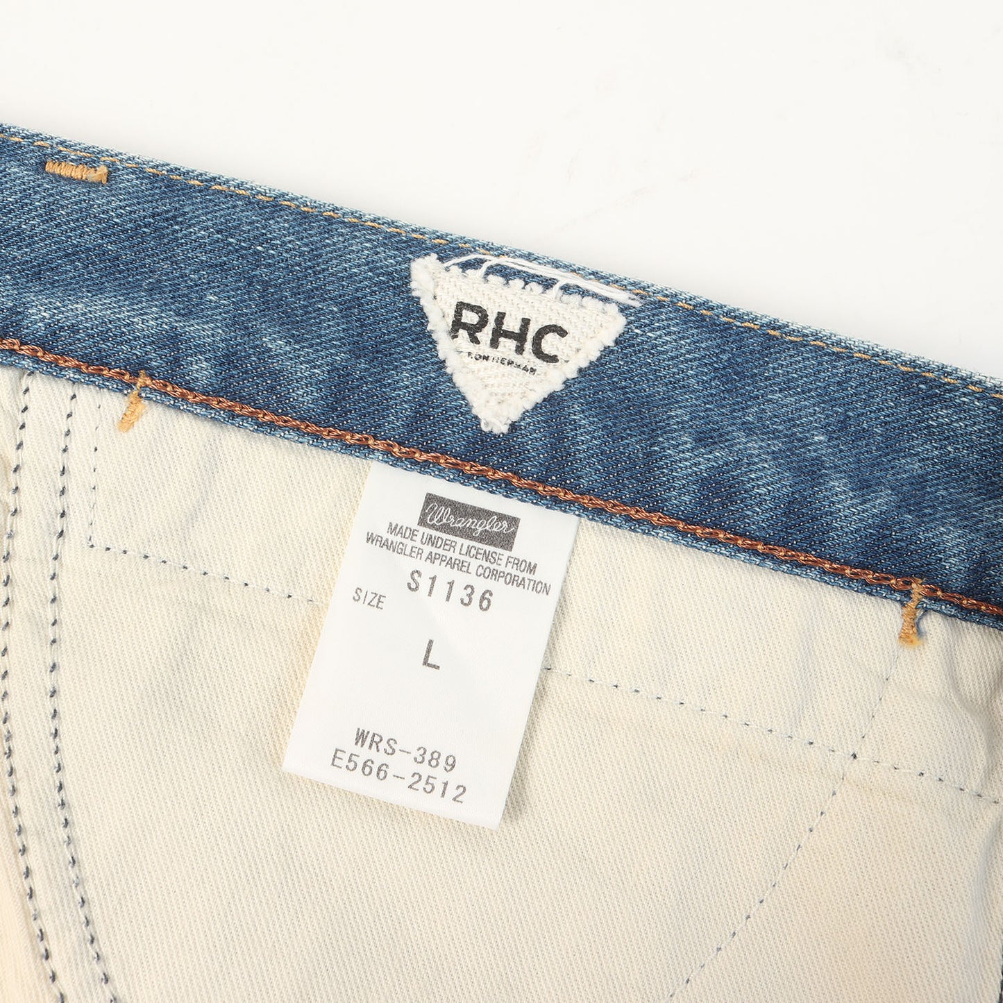 × Wrangler ヴィンテージ リペア加工 ショート デニムパンツ / MADE IN JAPAN