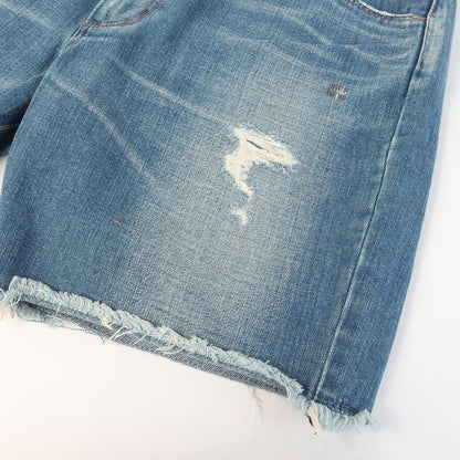 × Wrangler ヴィンテージ リペア加工 ショート デニムパンツ / MADE IN JAPAN