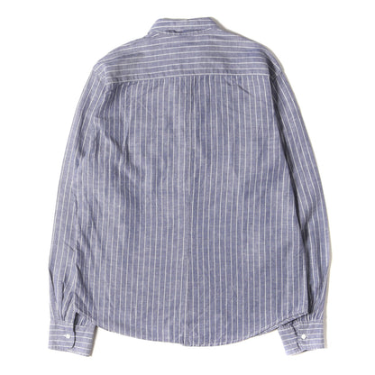 ストライプ リネンコットン ドレス シャツ / MADE IN USA