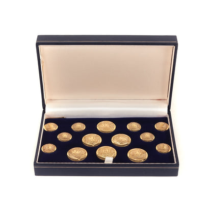 ブレザー用 エンブレム ボタンセット / 14個 MADE IN ENGLAND