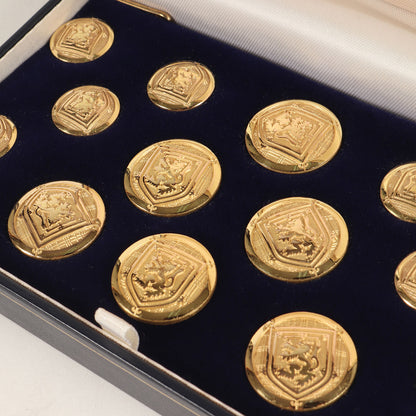 ブレザー用 エンブレム ボタンセット / 14個 MADE IN ENGLAND