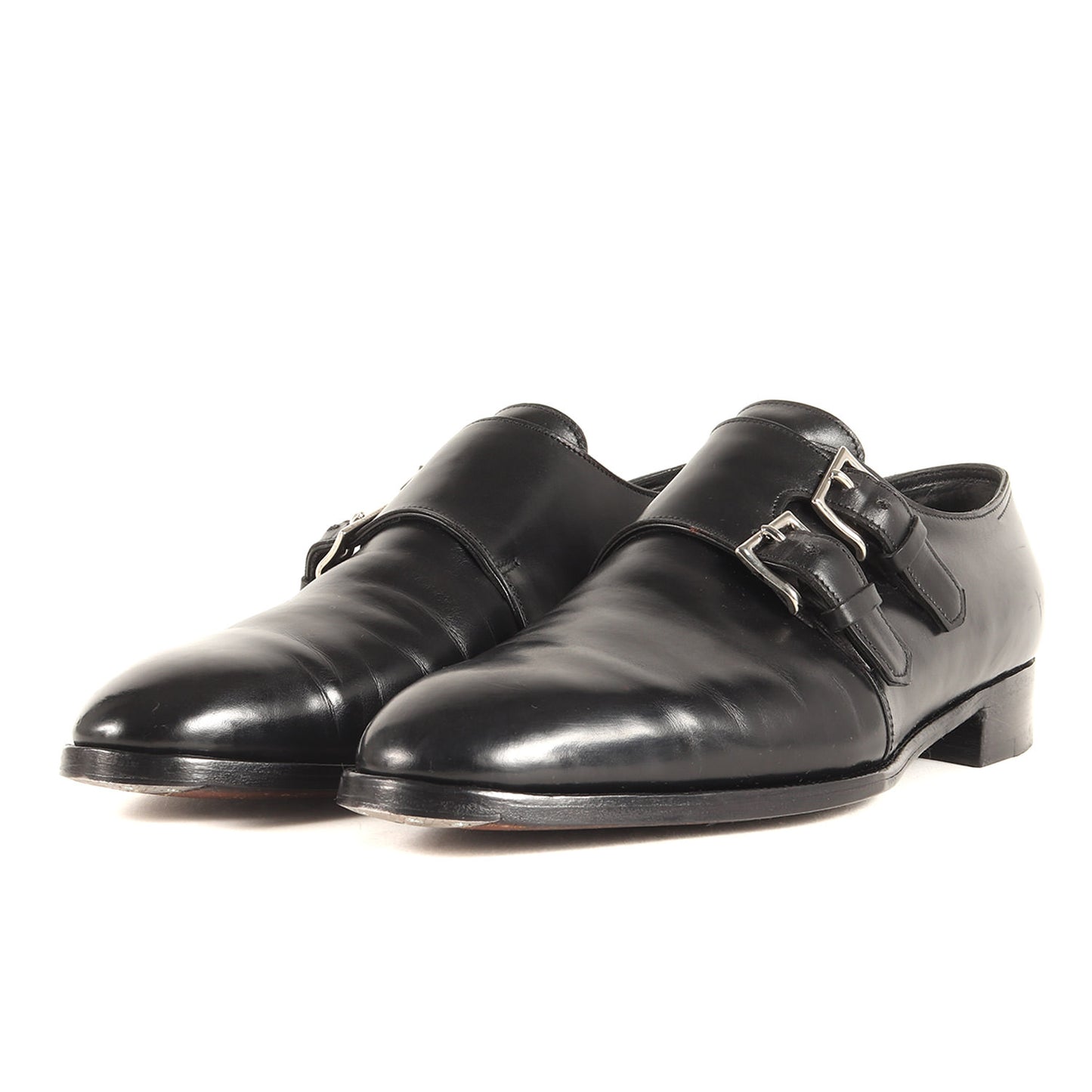 パンチドキャップトゥ ダブルモンク ドレスシューズ (Philip II Double Buckle 28438) / MADE IN ENGLAND