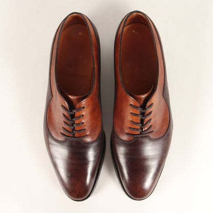 イヤーモデル 2005 ツートン レザー オックスフォード ドレス シューズ (JOHN LOBB 2005) / MADE IN ENGLAND