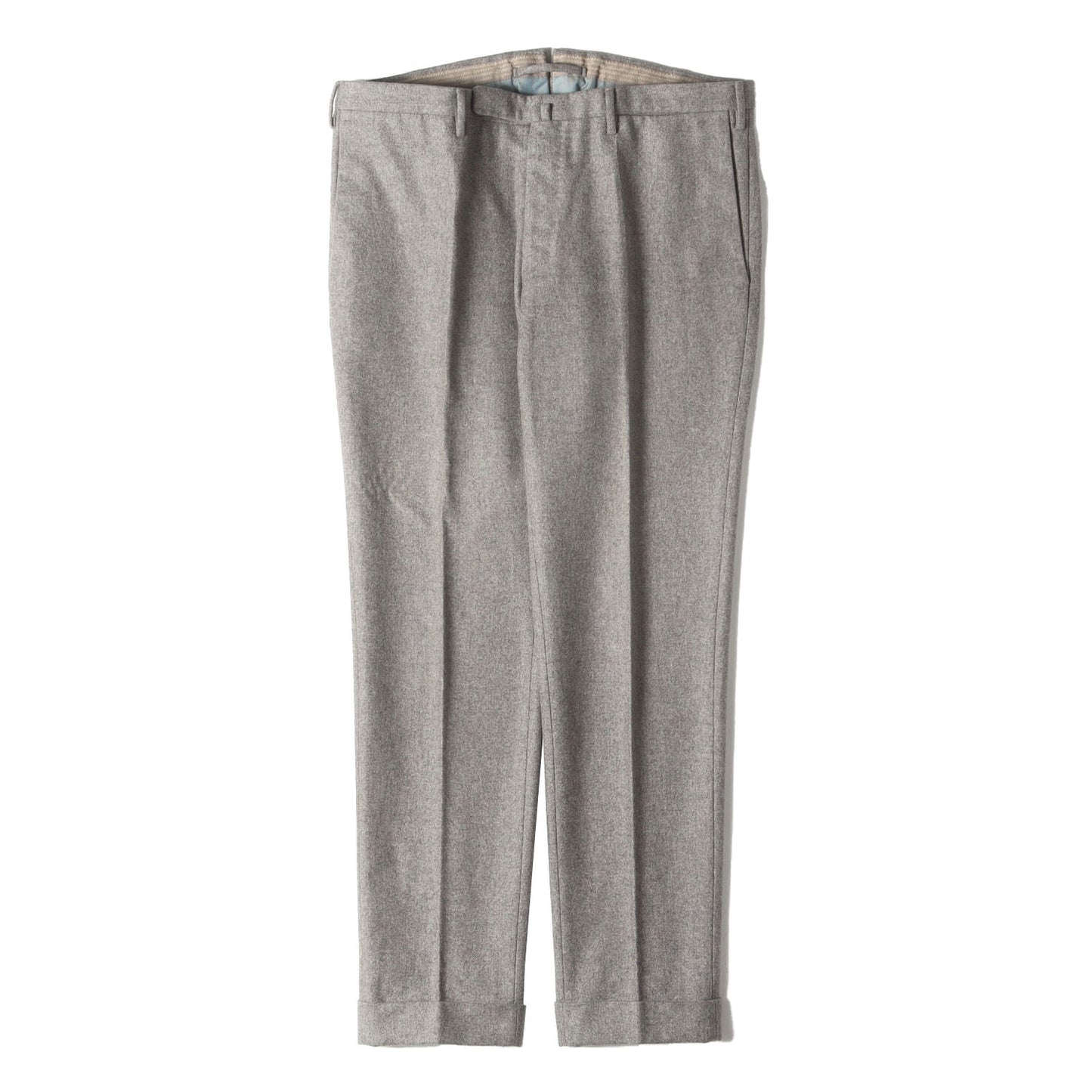 SUPER100s ウール ライトフランネル スラックス パンツ (1AT082 1721E) / SKIN FIT
