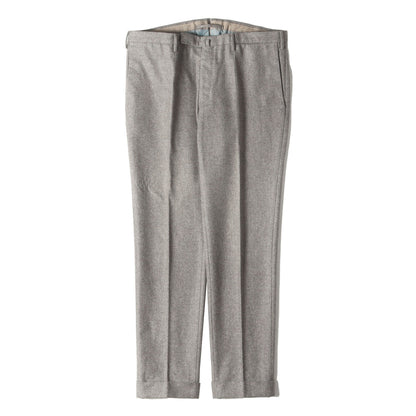 SUPER100s ウール ライトフランネル スラックス パンツ (1AT082 1721E) / SKIN FIT