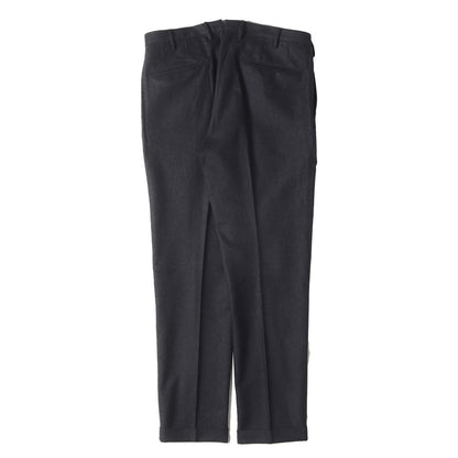 SUPER 100s ウール ライトフランネル スラックス パンツ (1AT030 1721T) / SLIM FIT