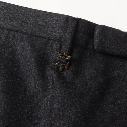 SUPER 100s ウール ライトフランネル スラックス パンツ (1AT030 1721T) / SLIM FIT