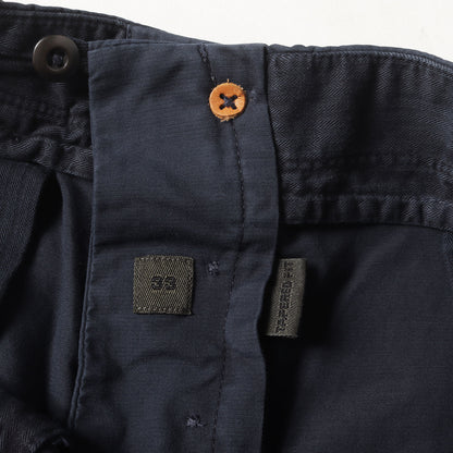 近年モデル ワンタック ガーメントダイ ストレッチ サマーサテン テーパード スラックス パンツ (10X174 90871) / TAPERED FIT