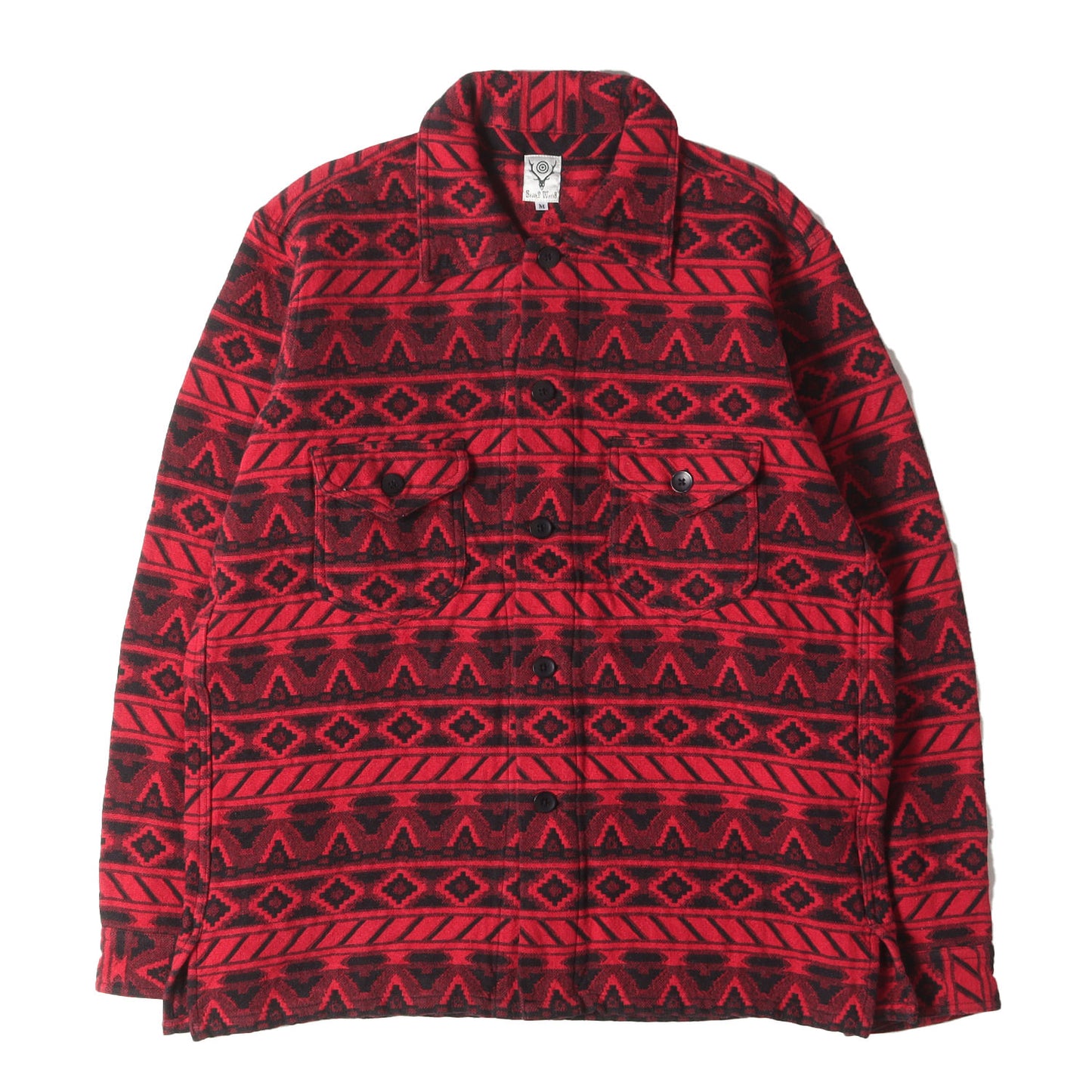 23AW ネイティブ ジャガード シャツ (Smokey Shirt-Cotton Dobby Native Pattern NS787)