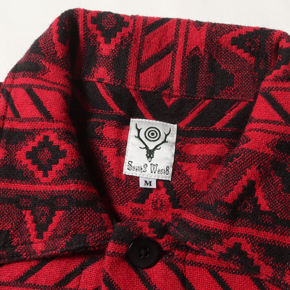 23AW ネイティブ ジャガード シャツ (Smokey Shirt-Cotton Dobby Native Pattern NS787)