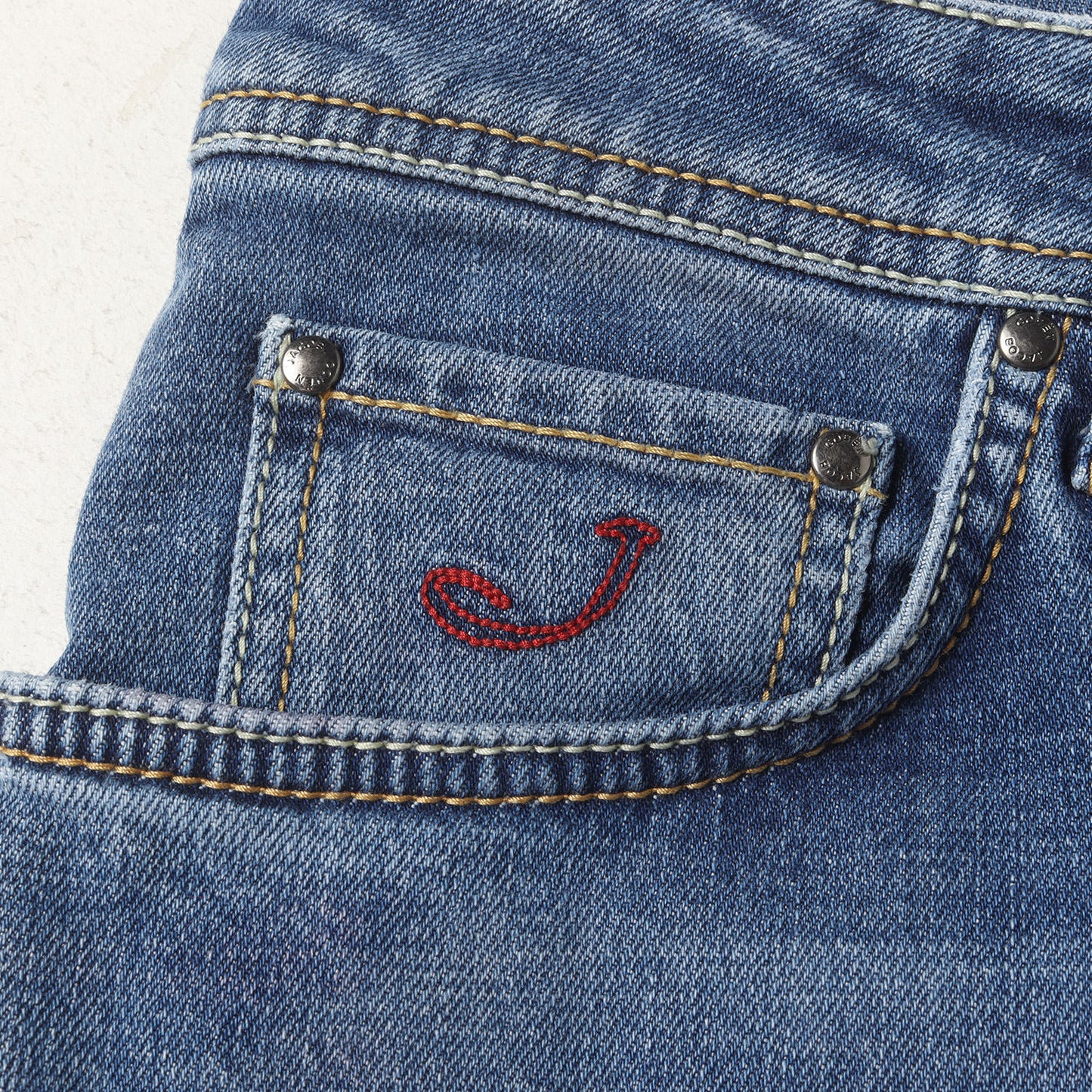 スリムテーパード ストレッチ デニム パンツ (NICK JP1420156)