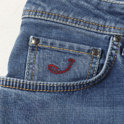 スリムテーパード ストレッチ デニム パンツ (NICK JP1420156)