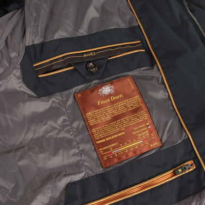 フード付き ナイロン ダウンジャケット (SATURNO-STP) / Acquaシリーズ PRODOTTO GARANTITO