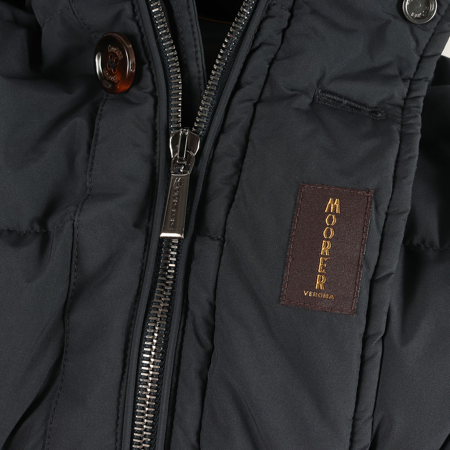 フード付き ナイロン ダウンジャケット (SATURNO-STP) / Acquaシリーズ PRODOTTO GARANTITO