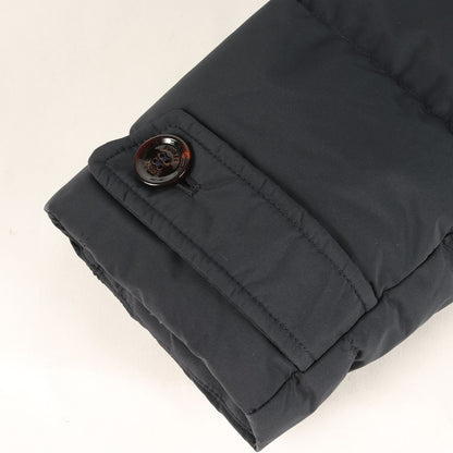 フード付き ナイロン ダウンジャケット (SATURNO-STP) / Acquaシリーズ PRODOTTO GARANTITO