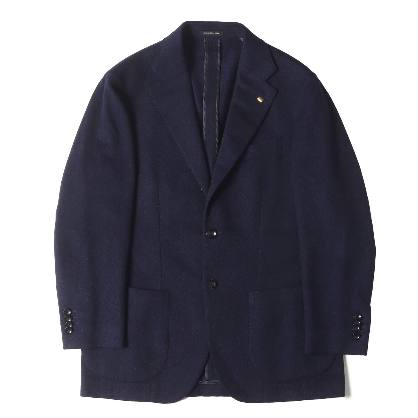 × Loro Piana guji 別注 カシミア メランジ サキソニー 3B ジャケット (NWJ UC092X)