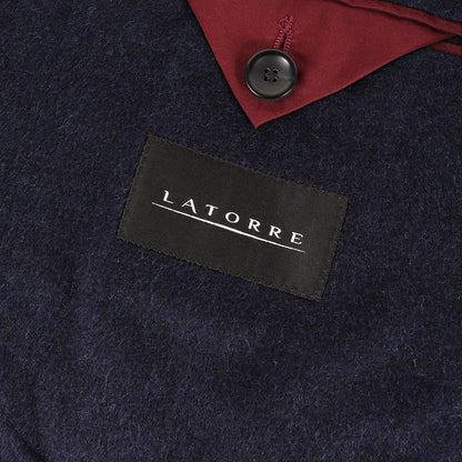 × Loro Piana guji 別注 カシミア メランジ サキソニー 3B ジャケット (NWJ UC092X)