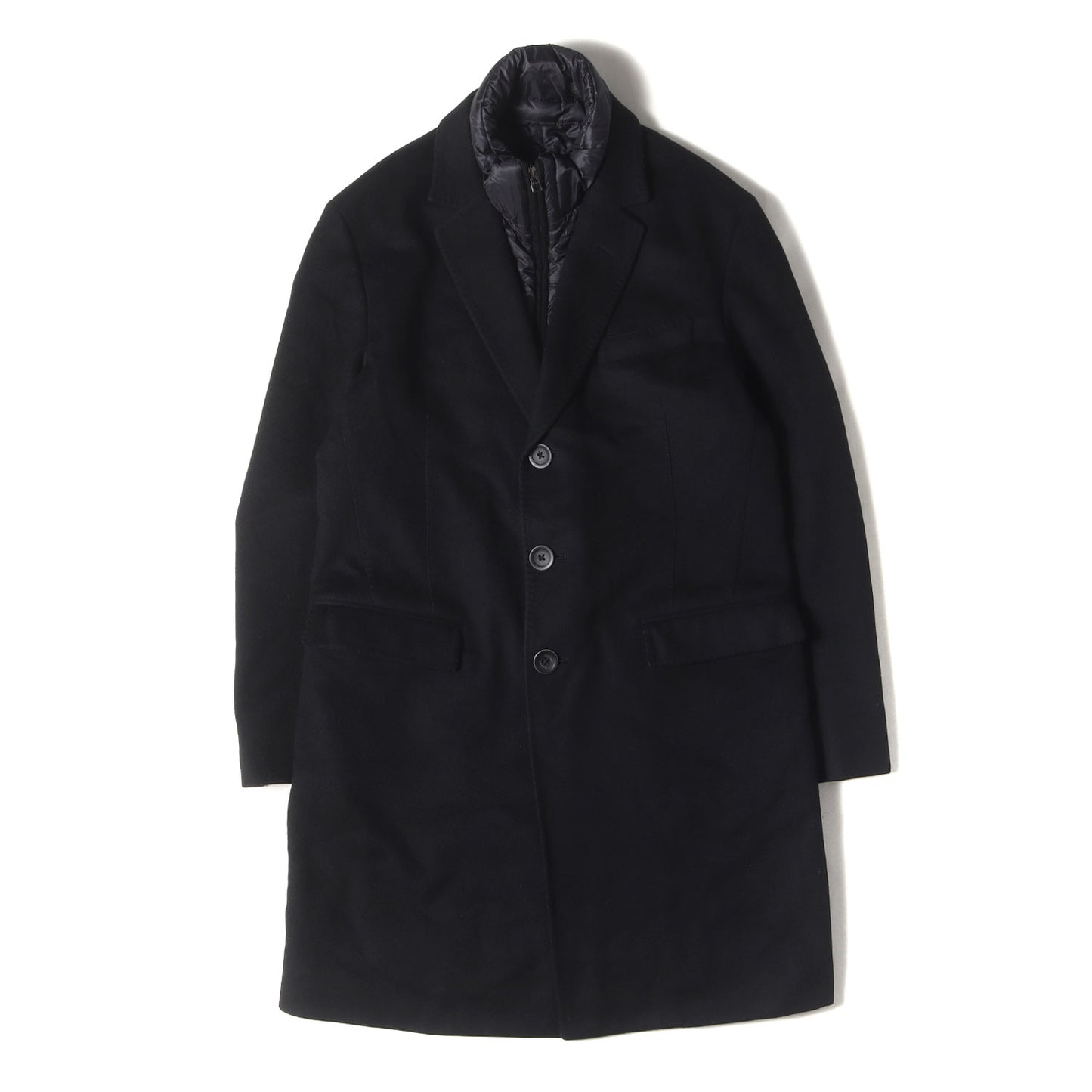 ライナー付き カシミヤ チェスターコート (Cashmere Chester coat 29249-28024-2)