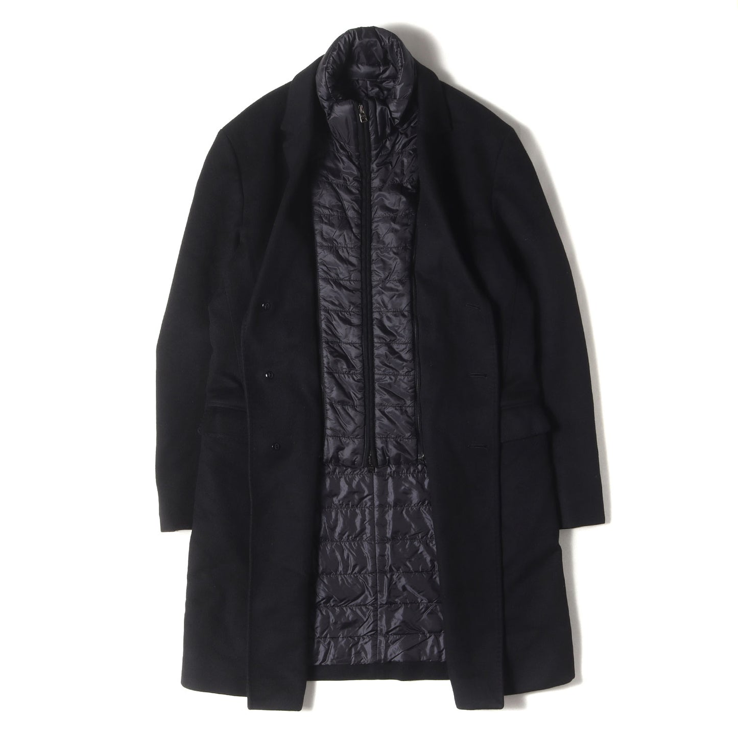 ライナー付き カシミヤ チェスターコート (Cashmere Chester coat 29249-28024-2)