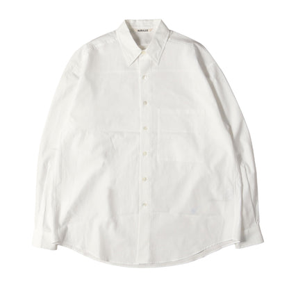 フィンクスコットン ツイル ビッグ シャツ (WASHED FINX TWILL BIG SHIRTS A22AS02TN)