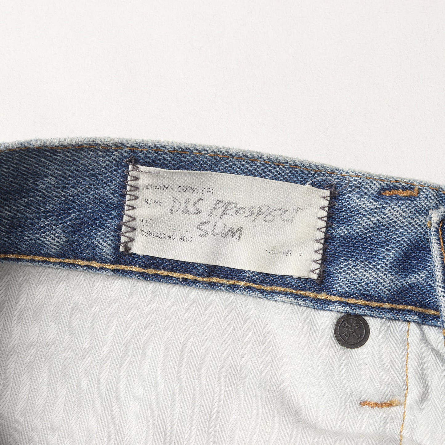 ペイント加工 スリムストレート デニム パンツ