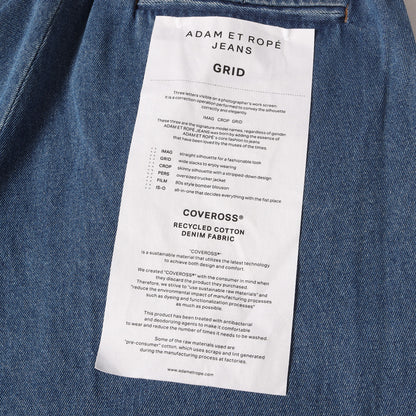 25AW ワイド イージー ブリーチ デニムパンツ / JEANS GRID