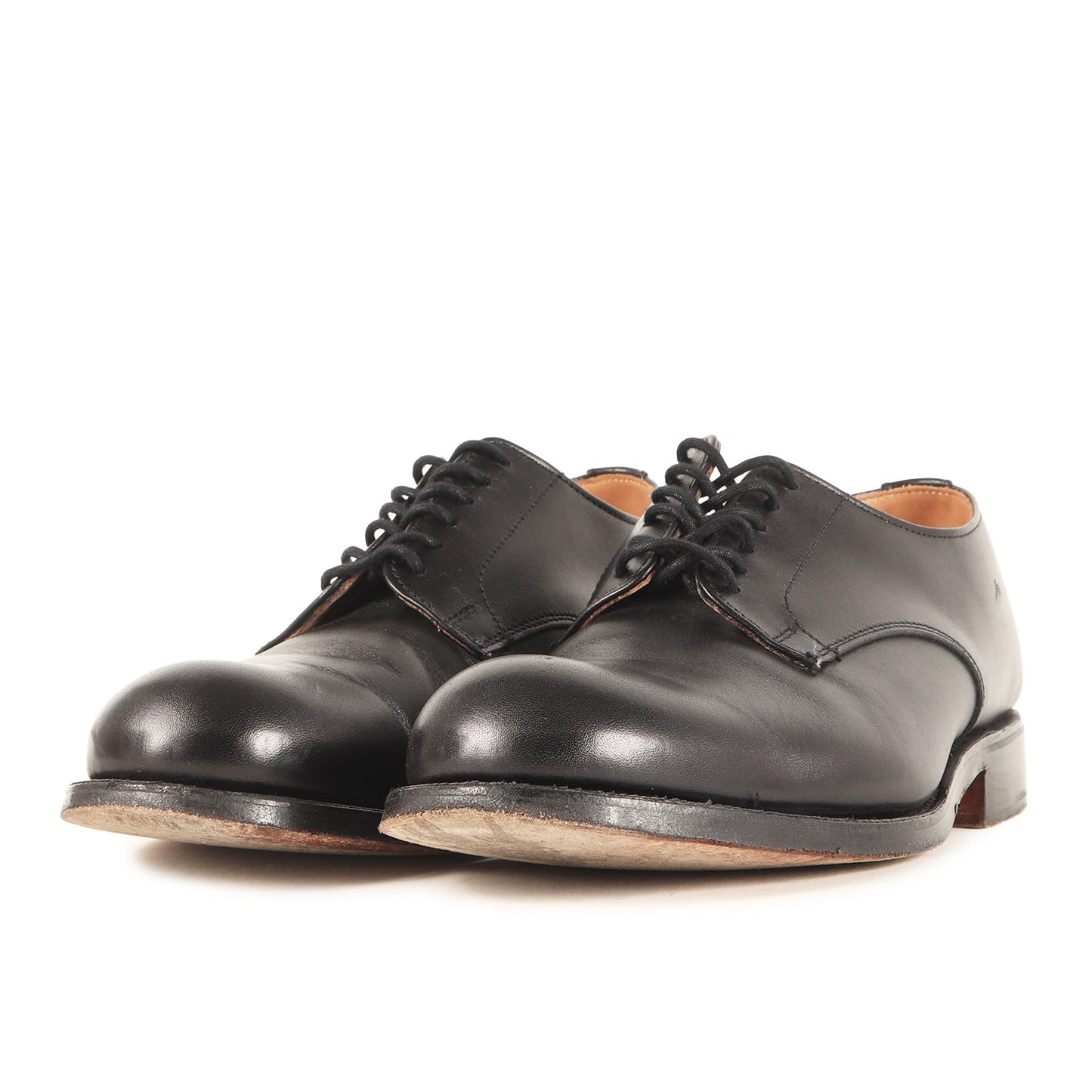 カーフレザー ダービー ドレスシューズ (BLACK BOX CALF DERBY SHOE 8111)