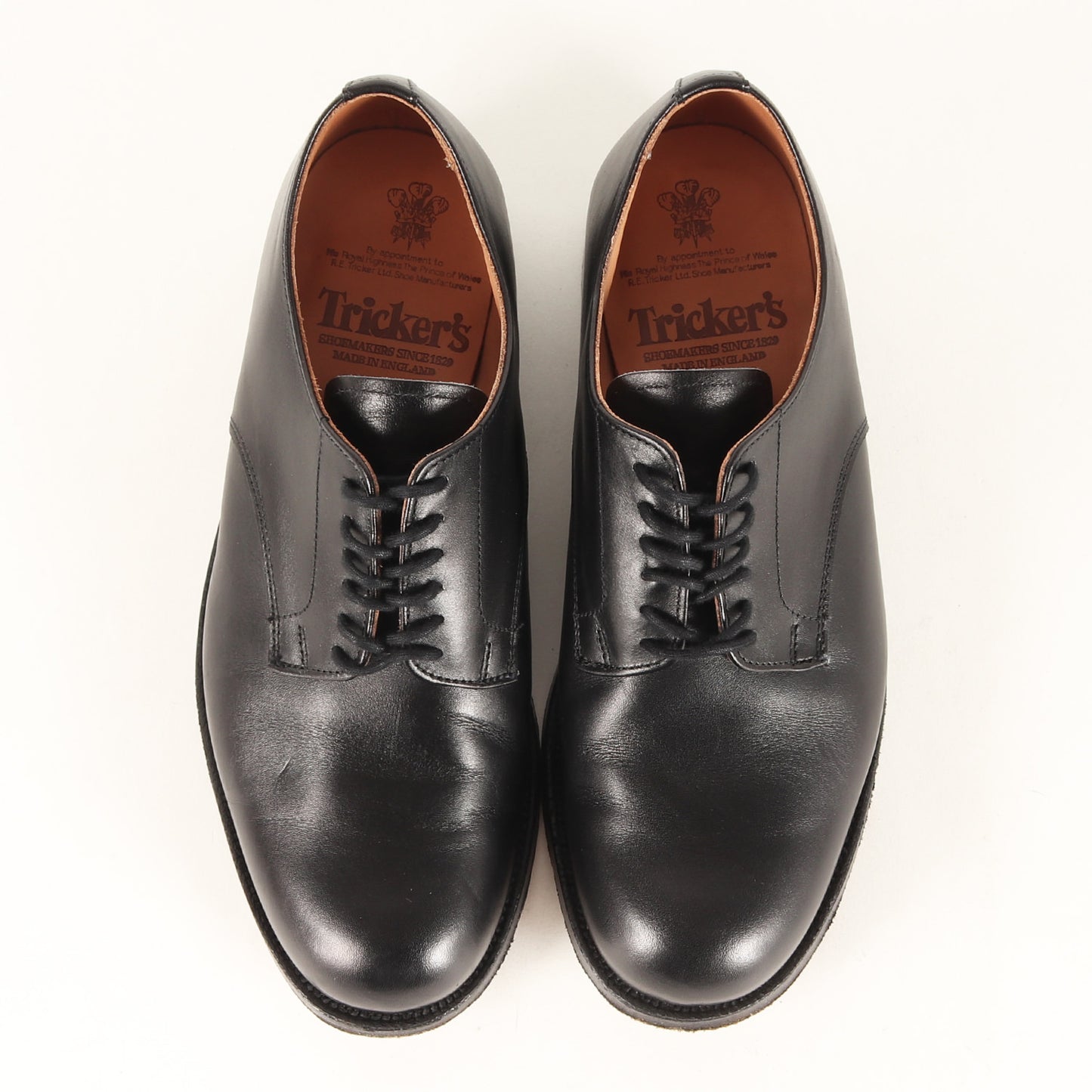 カーフレザー ダービー ドレスシューズ (BLACK BOX CALF DERBY SHOE 8111)