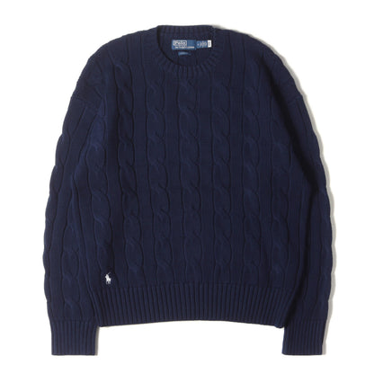 現行モデル ビッグ フィット ケーブルニット コットン セーター / THE BIG FIT