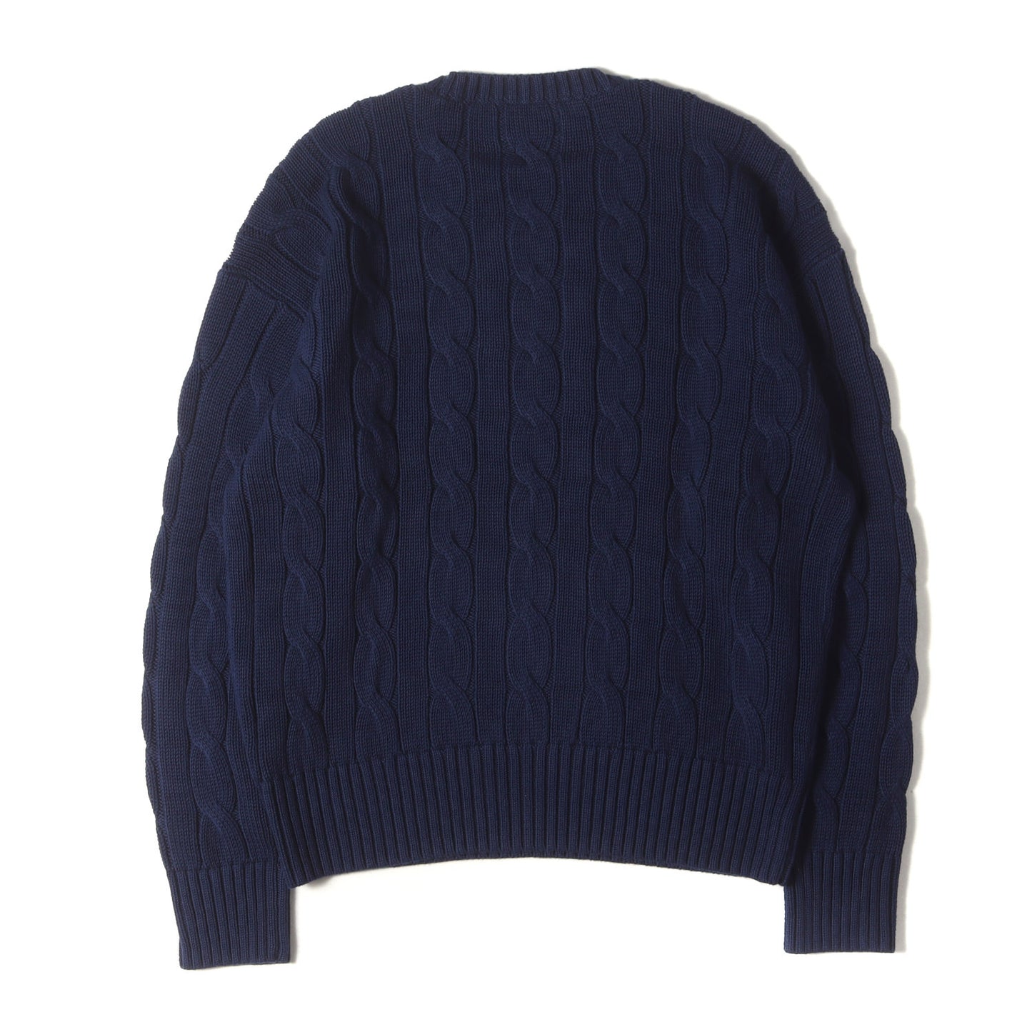 現行モデル ビッグ フィット ケーブルニット コットン セーター / THE BIG FIT