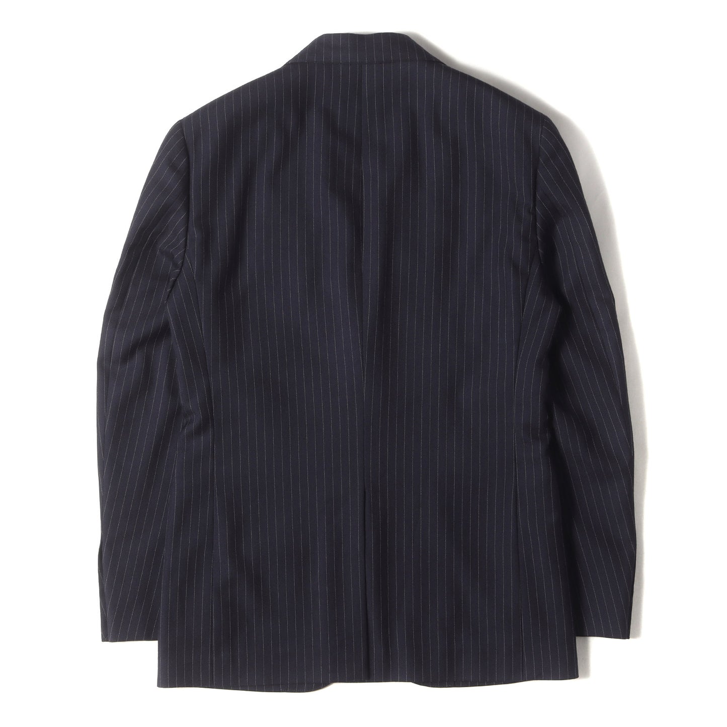 ピンストライプ ウールツイル 3ピース セットアップ スーツ / MADE IN ITALY